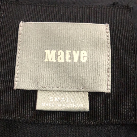 Maeve Anthropologie Galena Midi Dress, Size Small, Black White - Picture 4 of 6